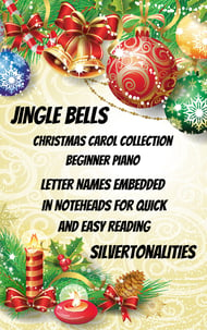 Jingle Bells Christmas Carol Collection for Beginner Piano piano sheet music cover Thumbnail